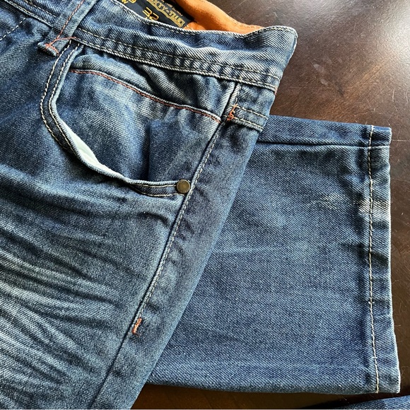 Area Sixty Two Blue Button Up Denim Jeans, size 29w 32l - Picture 3 of 10